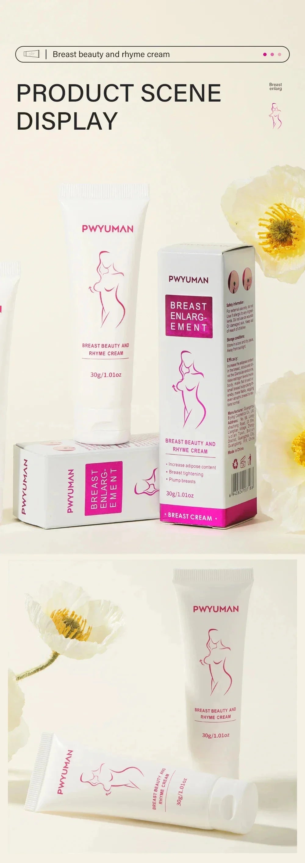 * Firming Body Cream
* Body Sculpting Cream
* Bust & Body Firming Cream
* Natural Firming Cream
* Hydrating Body Lift Cream
* Beauty Contour Cream