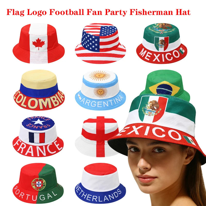 Custom World Cup 2026 Style Bucket Hats