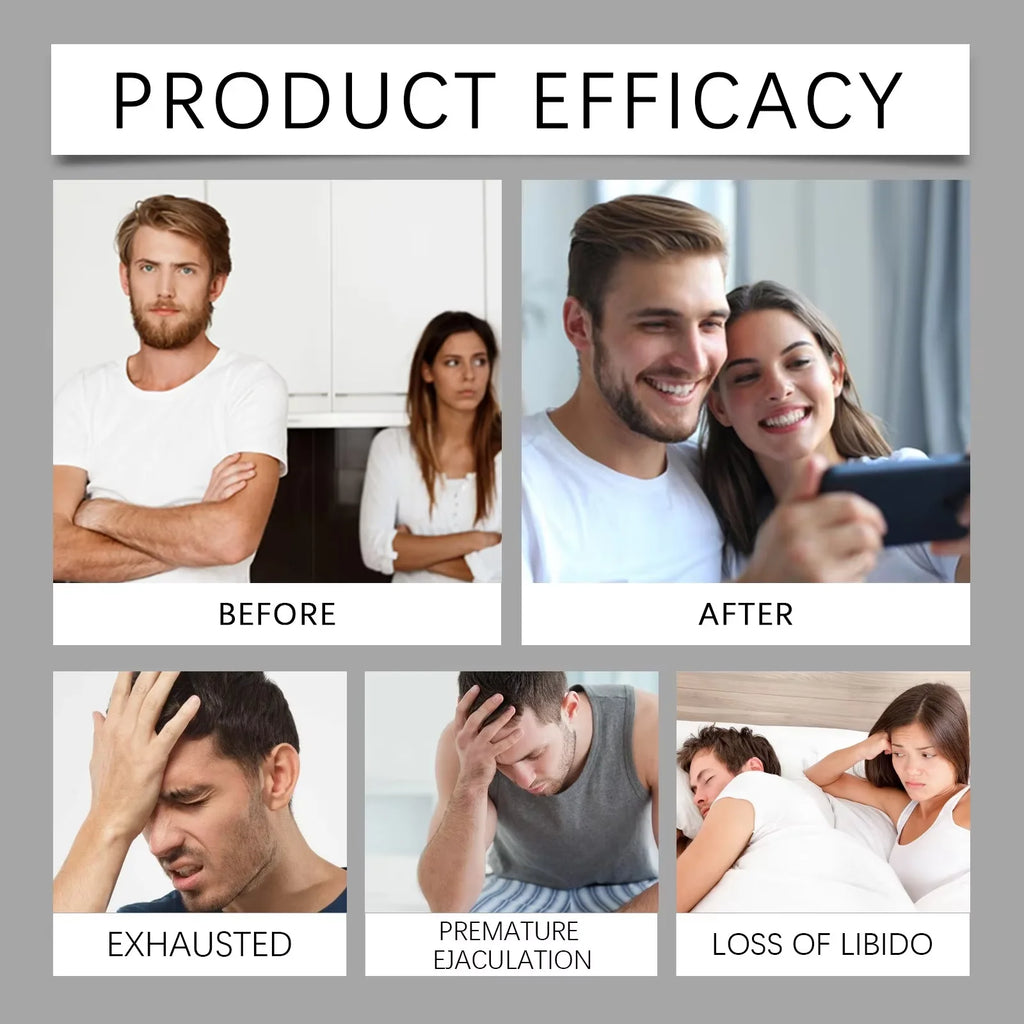 Male Enhancing Black Maca Capsules, Men's Supplements to Boost Stamina, Performance, Energy, Men's Muscle Enlargement
