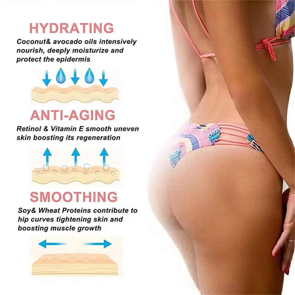 Garlic Buttock Enlargement Essential Oil Buttocks Firming Lifting Shape Massage Growth Increase Tighten Sexy Big Butt Body Care