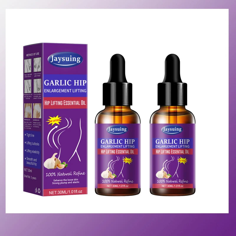 Garlic Buttock Enlargement Essential Oil Buttocks Firming Lifting Shape Massage Growth Increase Tighten Sexy Big Butt Body Care