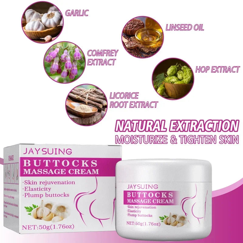 Buttock Enlargement Cream Butt Lift Up Firming Essential Oil Big Ass Enhance Hip Growth Tighten Shaping Sexy Body Care For Women